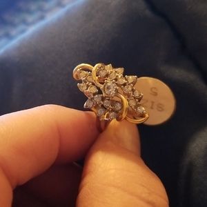 New 18Kt Gold Plated Ring Size 5